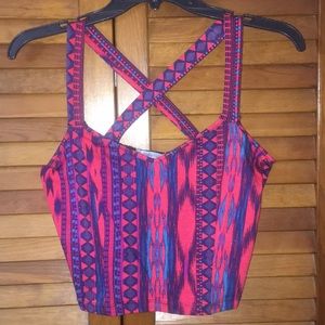 Tribal crop top